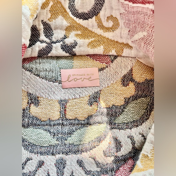 SALE Oversized Floral Tapestry Blanket Coat - Picture 5 of 7